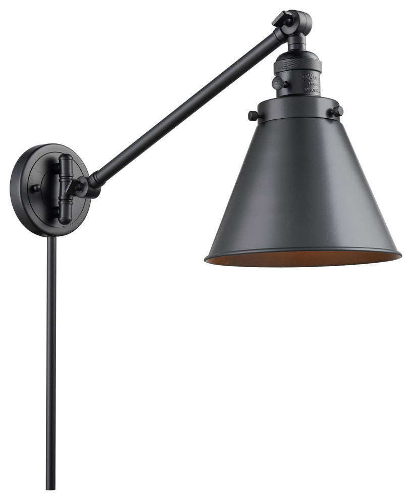 Innovations Appalachian Swing Arm With Switch Matte Black