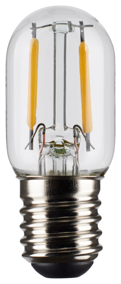 3W T6.5 LED, Clear, Intermediate Base, 90 CRI, 2700K