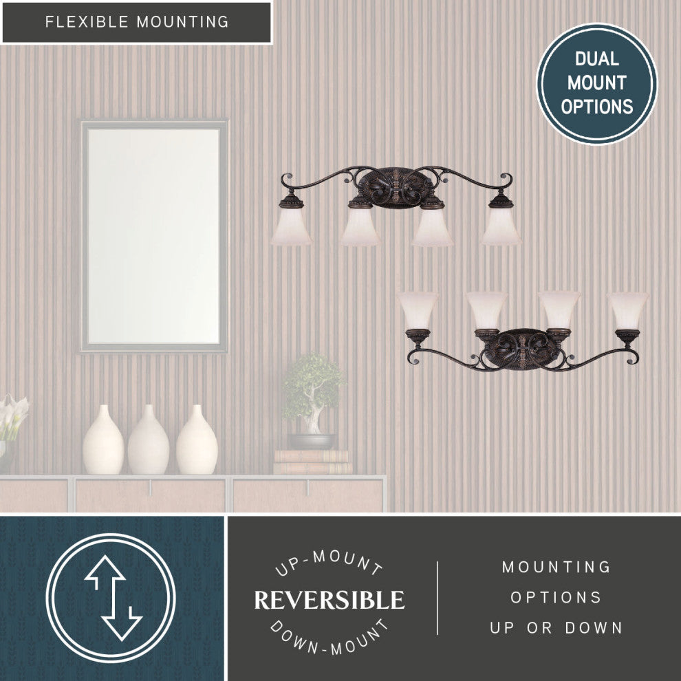 Avenant 4-Light Vanity Midnight Venetian Bronze