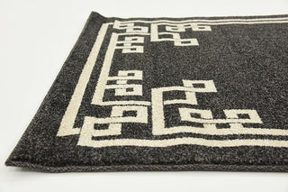 Unique Loom Black Athens Geometric 3'x5' Area Rug