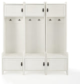 Fremont 3-Piece Entryway Kit, 3 Towers, White