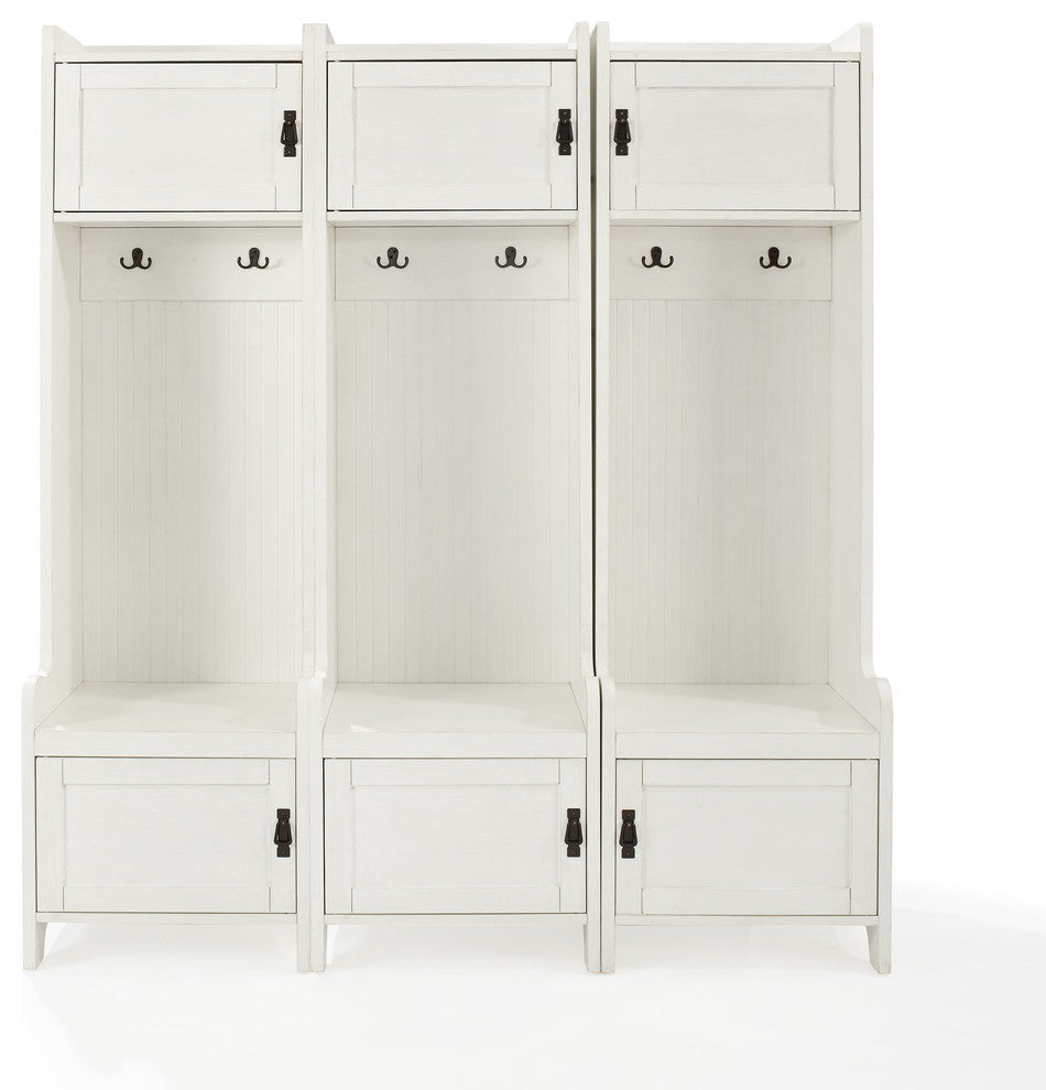 Fremont 3-Piece Entryway Kit, 3 Towers, White