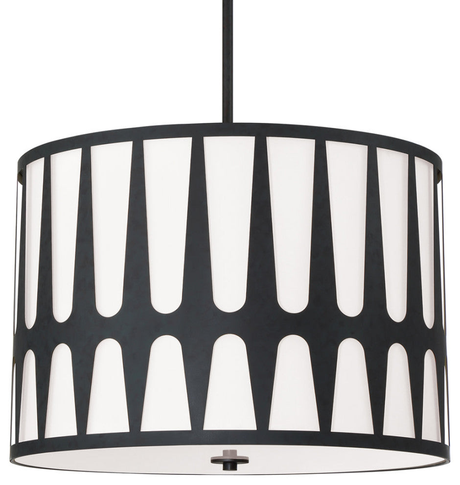Crystorama Lighting Group ROY-809 Royston 5 Light 24"W Pendant - Black