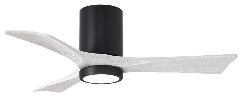 Matthews Fan Irene-3HLK Ceiling Fan, Lighting Kit, Matte Black, 42", Matte White