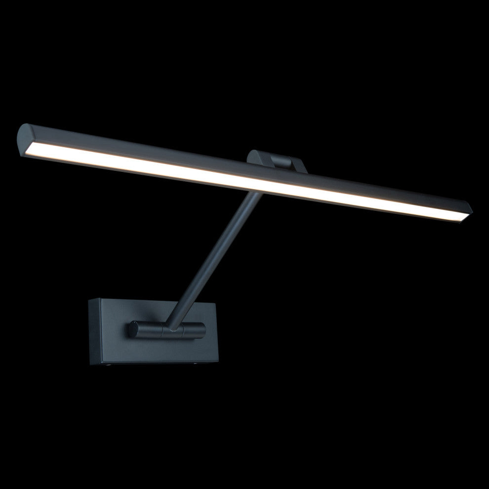 Reed LED Adjustable Picture Light 3000K, Black, 25"