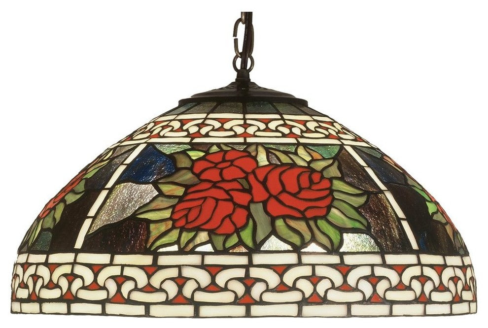 Meyda lighting 51866 18"W Roses & Scrolls Pendant.603