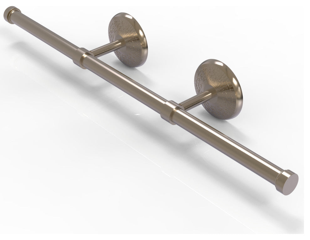 Monte Carlo Wall Mounted Horizontal Guest Towel Holder, Antique Pewter