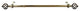 Walter Multi Angle Ceiling Rod 120-170 inch, Antique Brass, One Sided