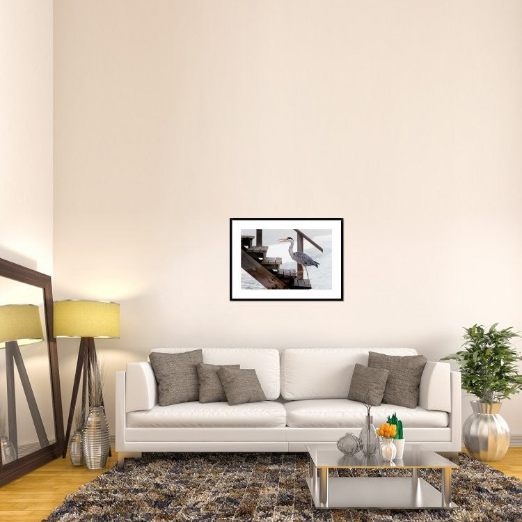 "With A Firm Step" Framed Digital Print by Michel Guyot, 38"x28"