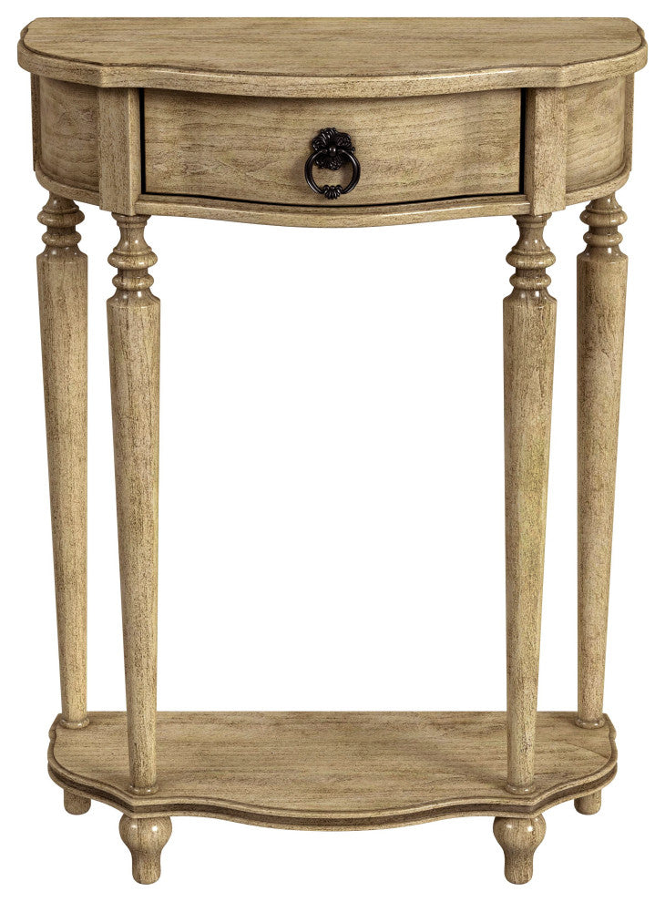 Ashby Painted Console Table, Winter Forest, Beige