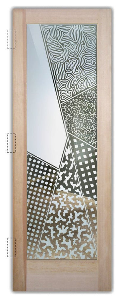 Interior Prehung Door or Interior Slab Door - Matrix Angles - Douglas Fir...