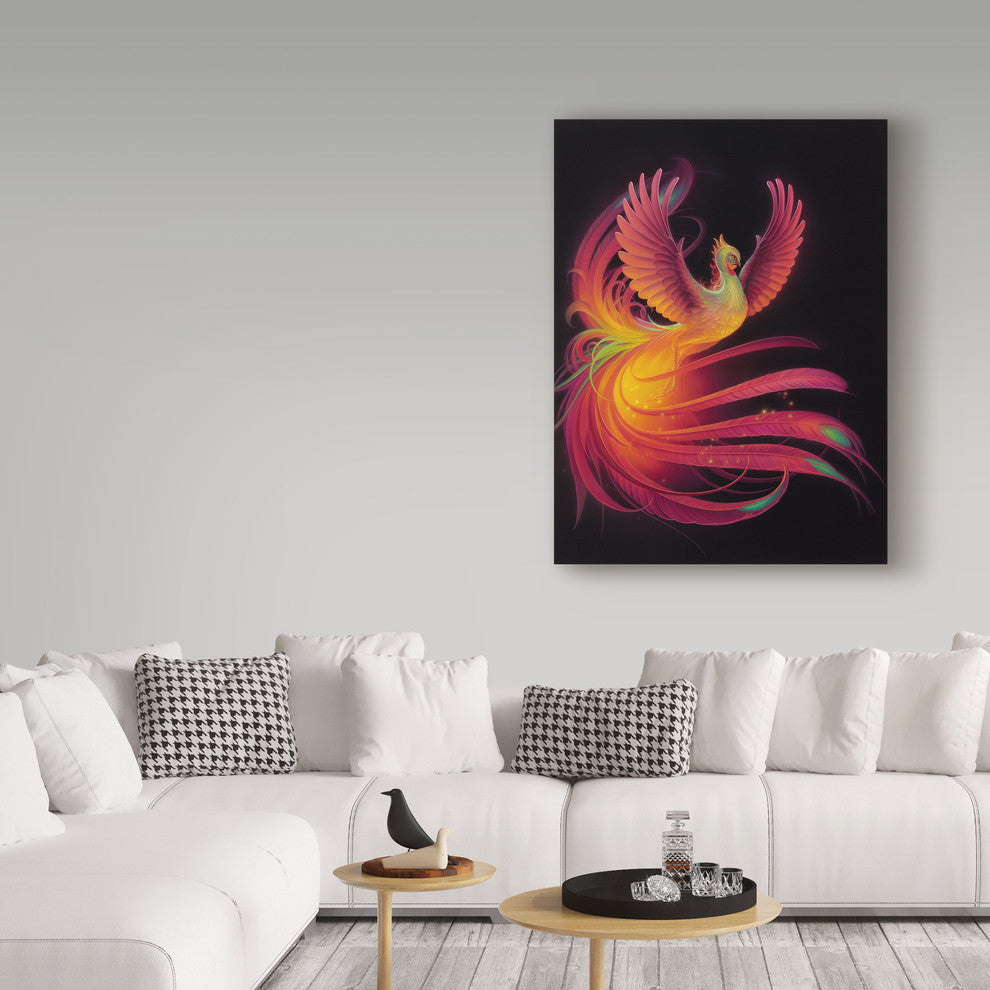 Kirk Reinert 'Phoenix' Canvas Art, 24"x18"