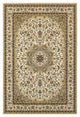 1' X 3' Ivory Beige Machine Woven Oriental Indoor Area Rug