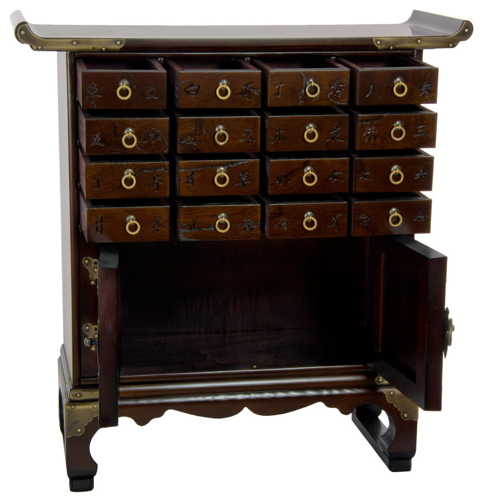 Korean Antique Style 16 Drawer Medicine Chest