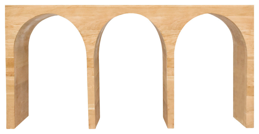 June Black Oak Console Table, Oak, 60" W X 18" D X 30" H