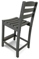 POLYWOOD La Casa Cafe Counter Side Chair, Aruba