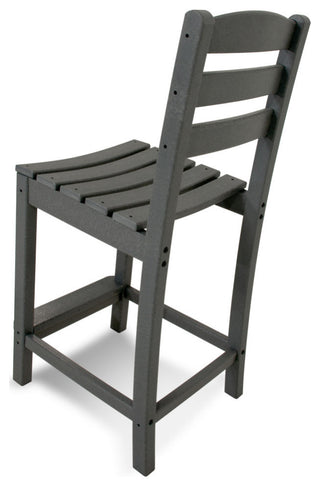 POLYWOOD La Casa Cafe Counter Side Chair, Aruba