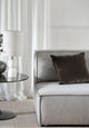 Burt Square Arm Modular Slipper Chair, Taupe Boucle