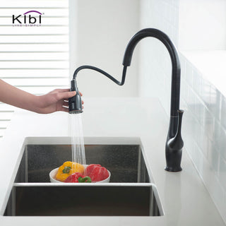 Cedar Single Handle Pull Down Kitchen Faucet, Oil Rubbed Bronze, W/O Soap Dispen