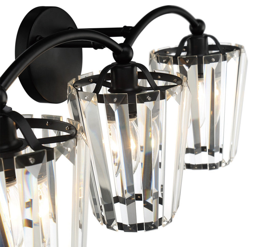 3-Light Vanity, Black
