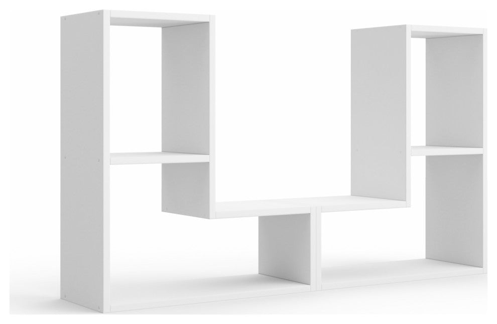 ANALI Modular Bookcase, White