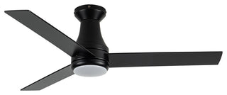 48-inch Modern 3CCT LED Black Ceiling Fan with Remote