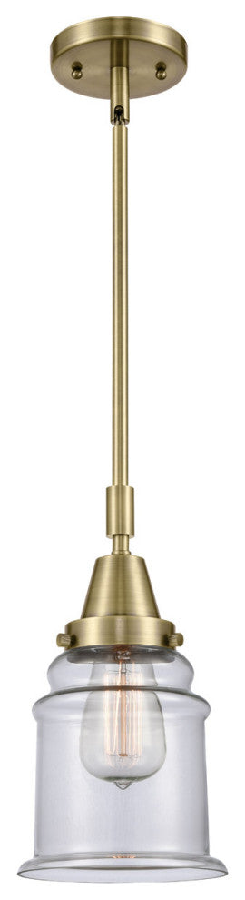 Innovations Lighting 447-1S-AB-G182 Canton 1 Light 6.5" Mini Pendant