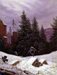 Carl Gustav Carus Cemetary on Mount Oybin, 21"x28" Gallery Wrapped Canvas