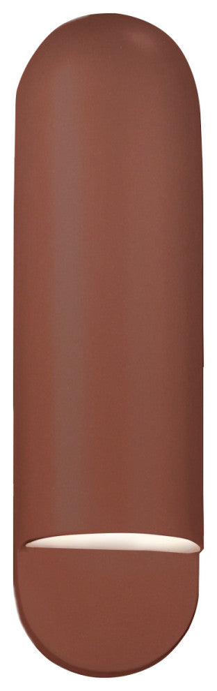 Ambiance Large Capsule Wall Sconce, Canyon Clay, E26