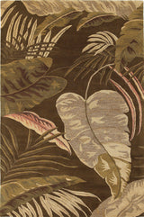 Havana 2615 Mocha Rainforest Rug, 3'3"x5'3"