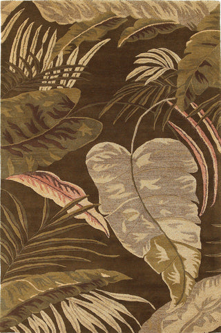 Havana 2615 Mocha Rainforest Rug, 3'3"x5'3"