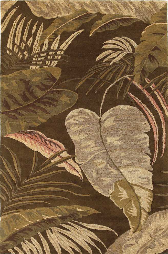 Havana 2615 Mocha Rainforest Rug, 3'3"x5'3"