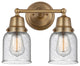 Innovations 623-2W-BB-G54 Bell 2 Light 13" Bath Vanity Light, Brushed Brass