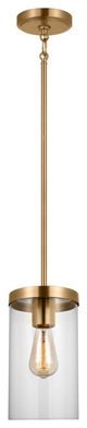 Sea Gull Zire 1-Light Pendant 6590301-848, Satin Brass