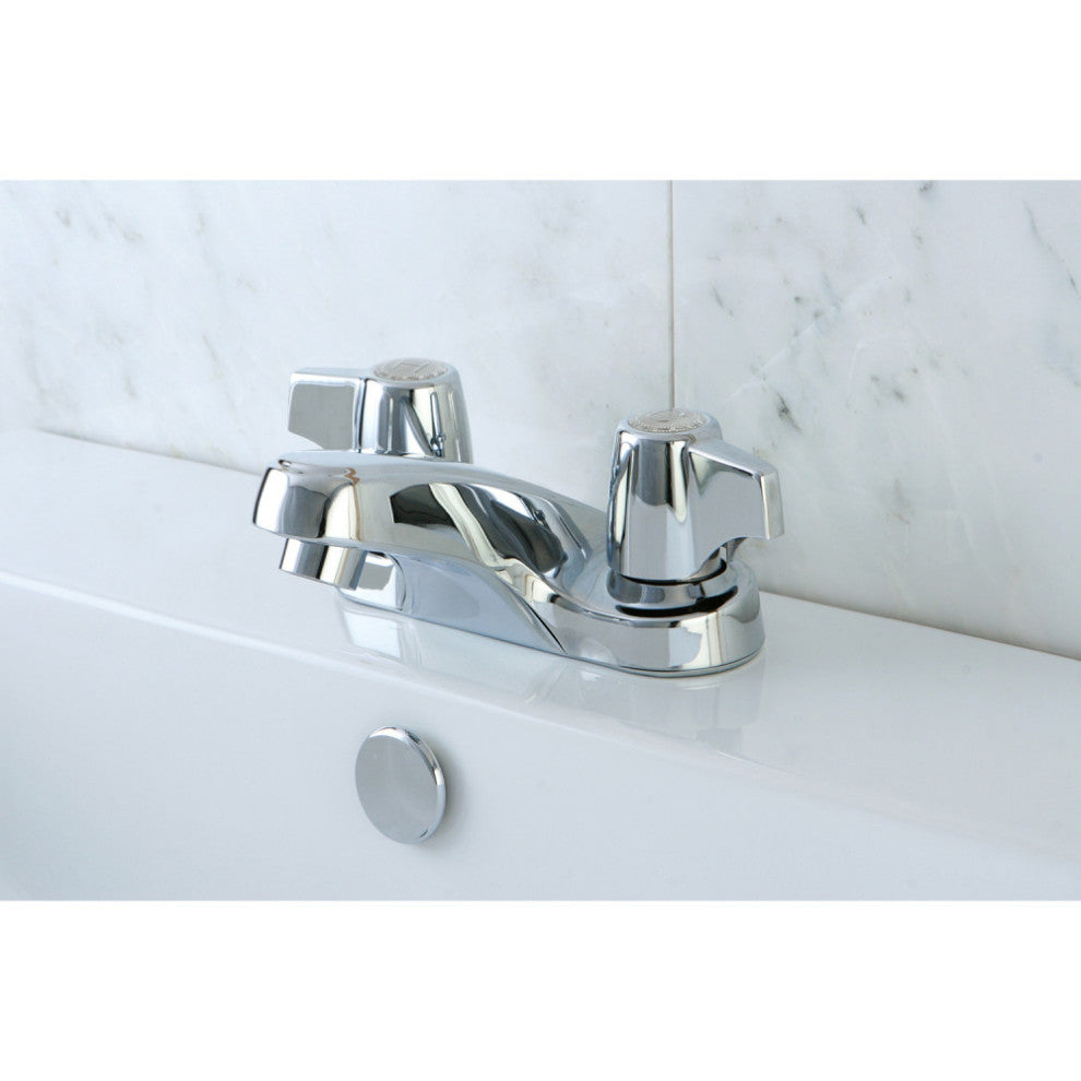 Kingston Brass 4" Centerset Bathroom Faucet, Polished Chrome