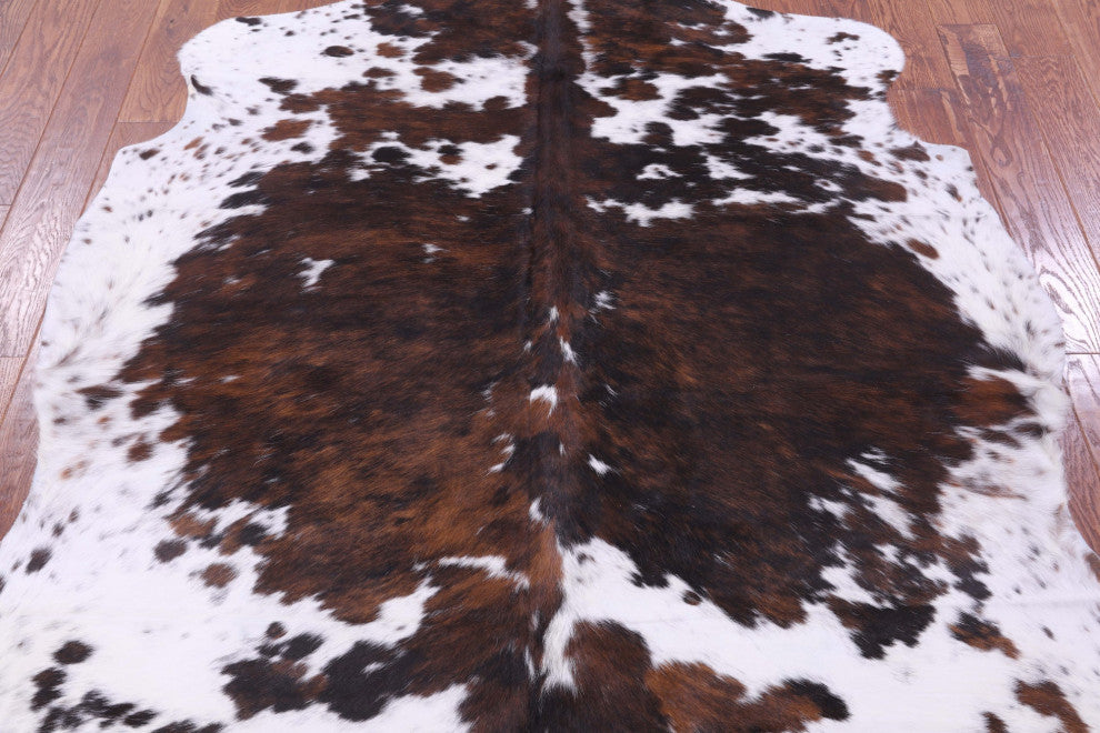 Natural Cowhide Rug 6' 7" X 6' 2" C1591