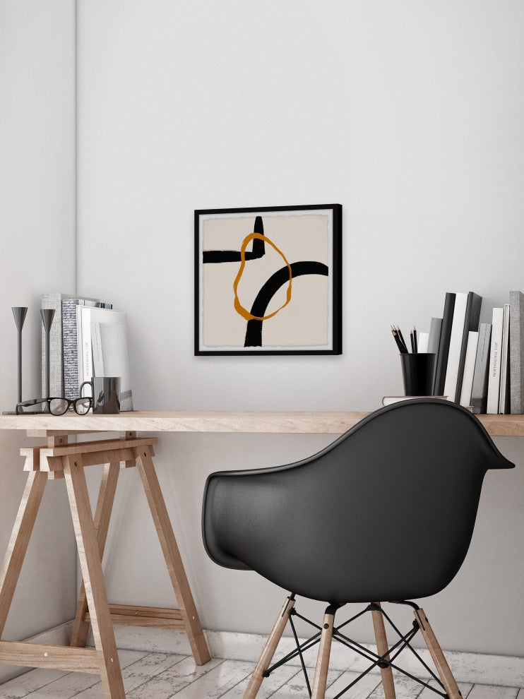 "Direct Link" Framed Painting Print, 12x12