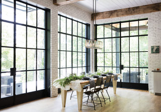 Fredrick Ramond Gemma Medium Six Light Linear, Vintage Bronze