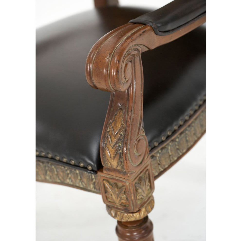 Aico Amini Villa Valencia 2 Arm Chair in Classic Chestnut