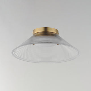 ET2 E22082-144 Jensen 12"W Semi-flush Ceiling Fixture - Satin Brass