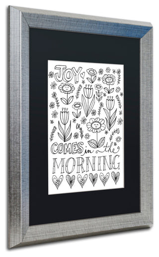 Elizabeth Caldwell 'Joy in the Morning' Art, Silver Frame, Black Mat, 16x20