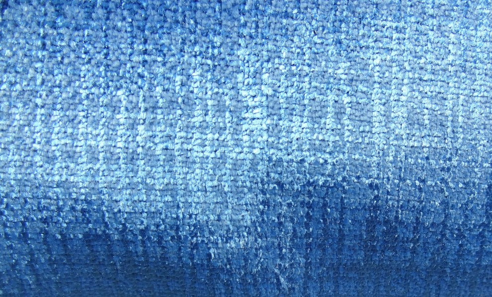 Plutus Lumiere Azure Handmade Throw Pillow, Double Sided 22"x22"