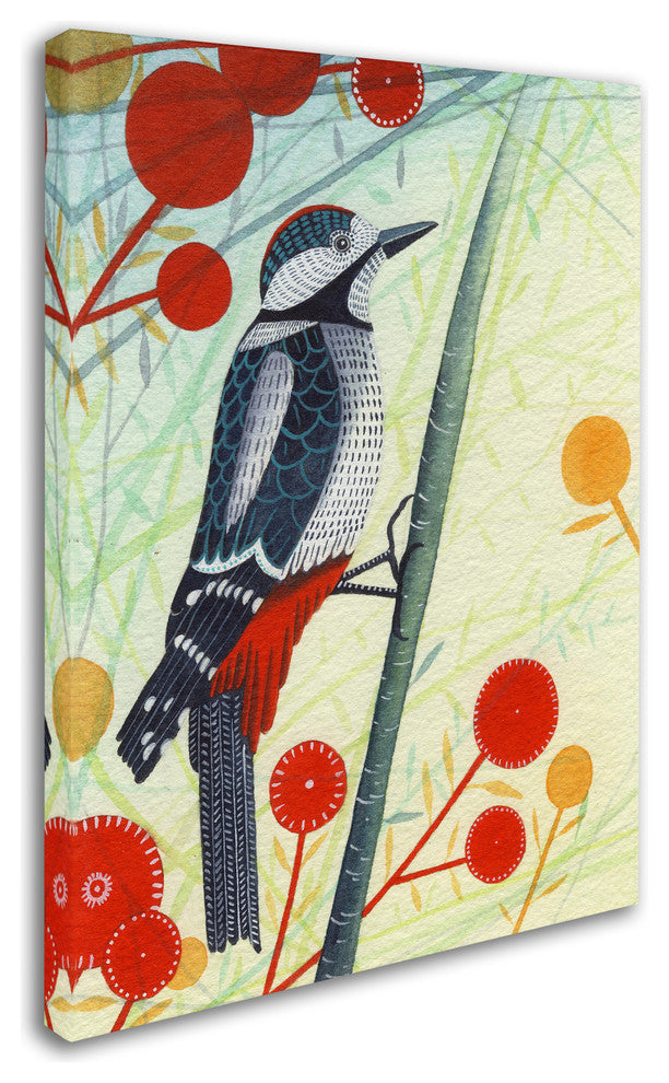 Michelle Campbell 'Woodpecker' Canvas Art, 24" x 32"