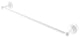Que New 30" Shower Door Towel Bar, Matte White