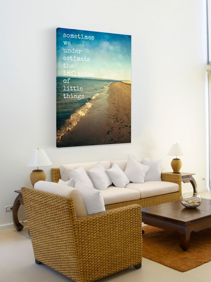 "Sometimes We Underestimate" Print on Canvas by Sylvia Cook