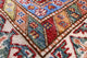 Super Kazak Geometric Handmade Wool Rug 9' 5" X 12' 9" Q9522