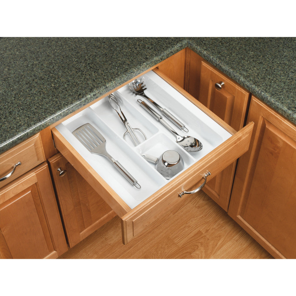Polymer Trim to Fit Glossy Drawer Insert Utility Organizer, 21.85"