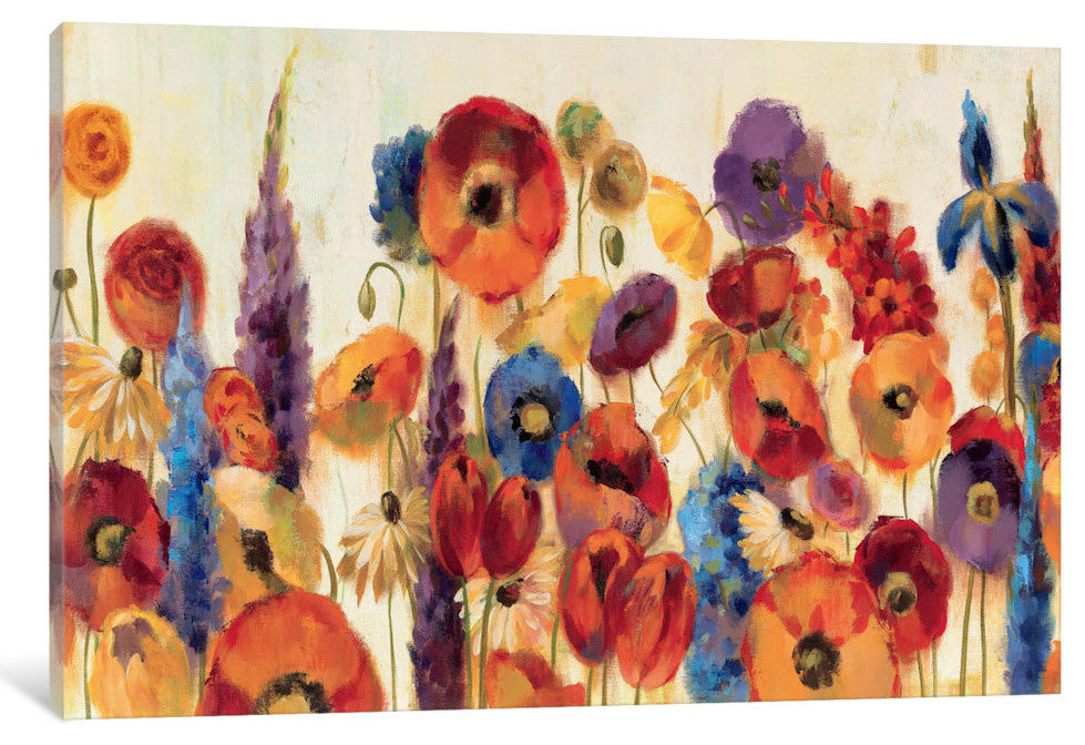 "Joyful Garden Gallery" by Silvia Vassileva, 26x18x1.5"