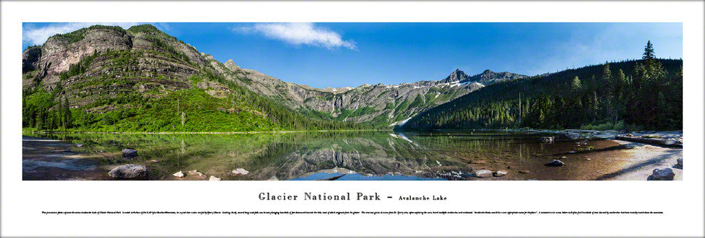 Glacier National Park - Avalanche Lake - Unframed