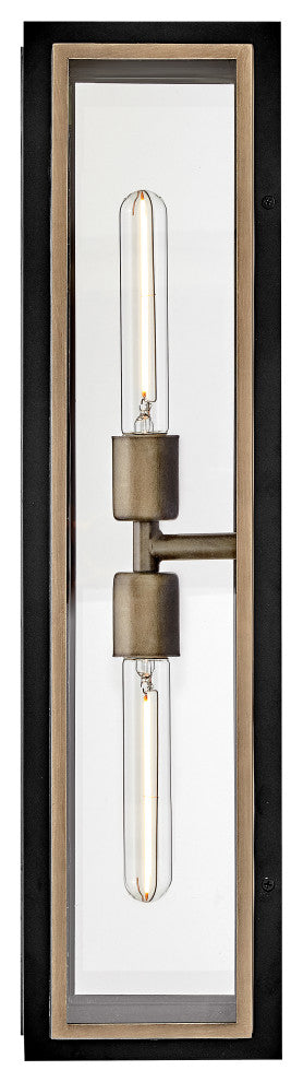 Hinkley Shaw Large Wall Mount Lantern, Black